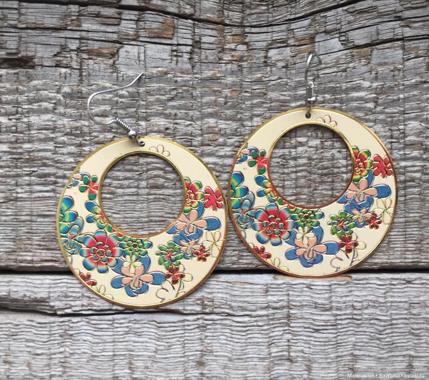 Серьги цветы — Аксессуары для кукол (фото 6)