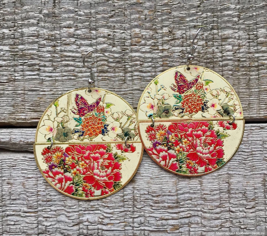 Серьги цветы — Аксессуары для кукол (фото 8)