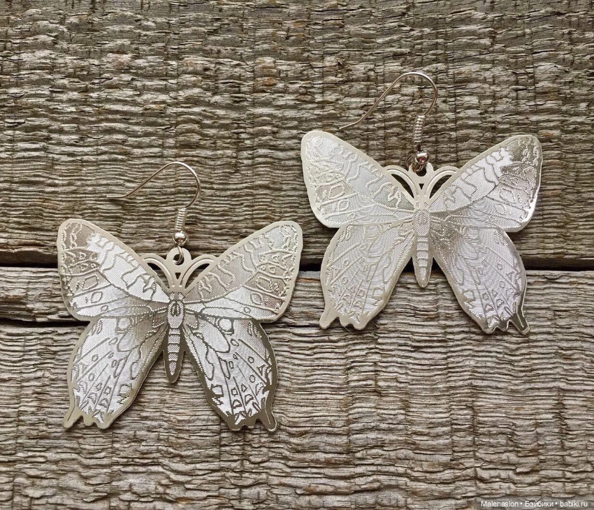 Серьги бабочки — Аксессуары для кукол (фото 7)