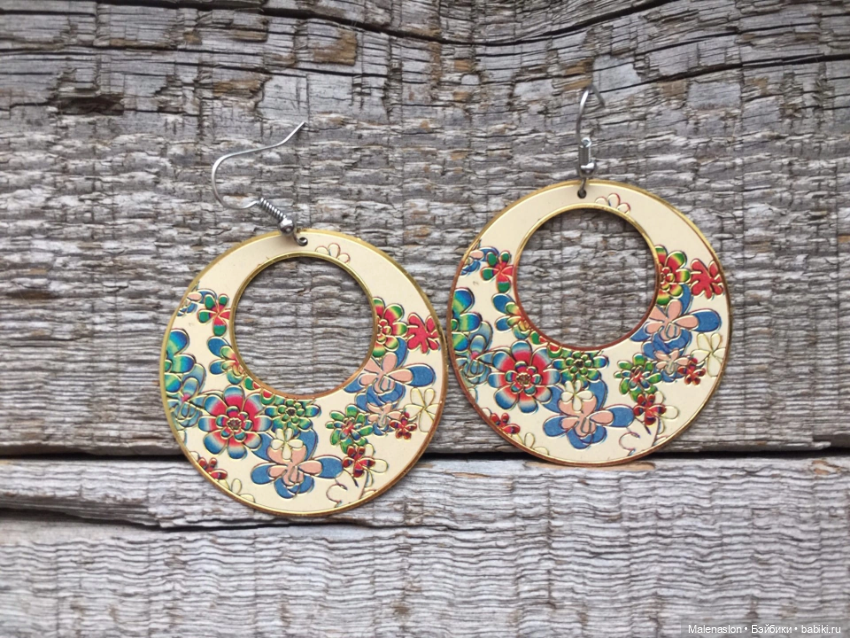 Серьги цветы — Аксессуары для кукол (фото 4)