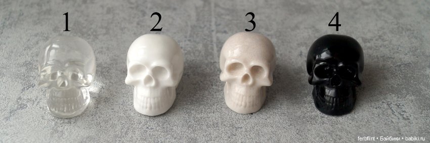 Черепа в масштабе 1:6 — Миниатюра для кукол (фото 2)