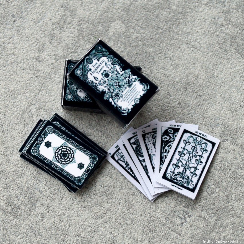 Карты Таро №2 в масштабе 1:6