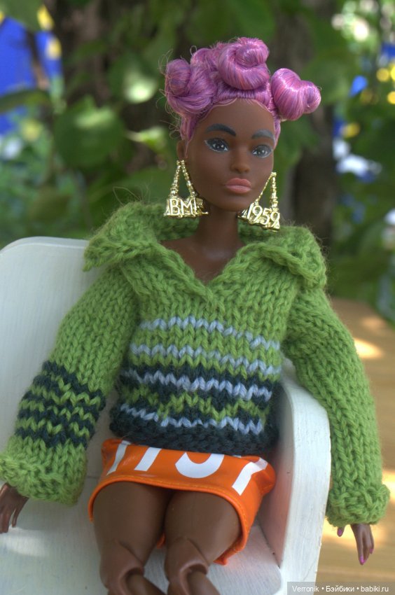 Свитер для Барби. 2 варианта (фото 5)