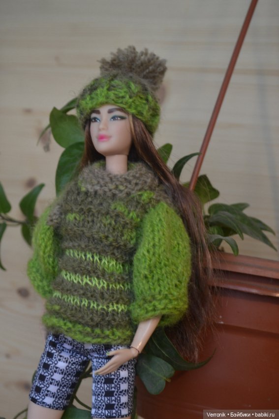 Свитер для Барби. 2 варианта (фото 4)