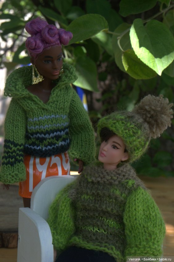 Свитер для Барби. 2 варианта