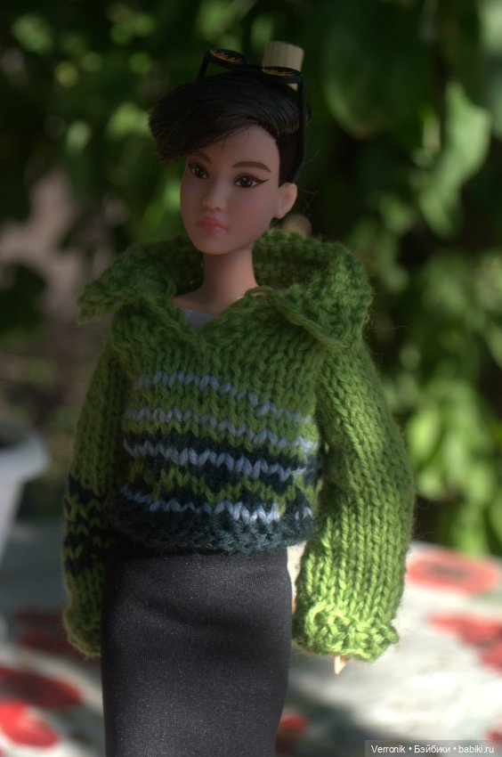 Свитер для Барби. 2 варианта (фото 7)