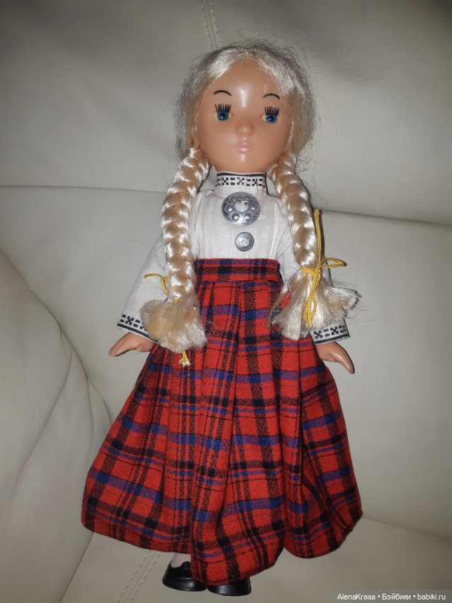 Кукла СССР паричковая Страуме 1