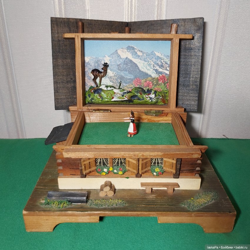 Музыкальная шкатулка - швейцарское шале (фото 2)