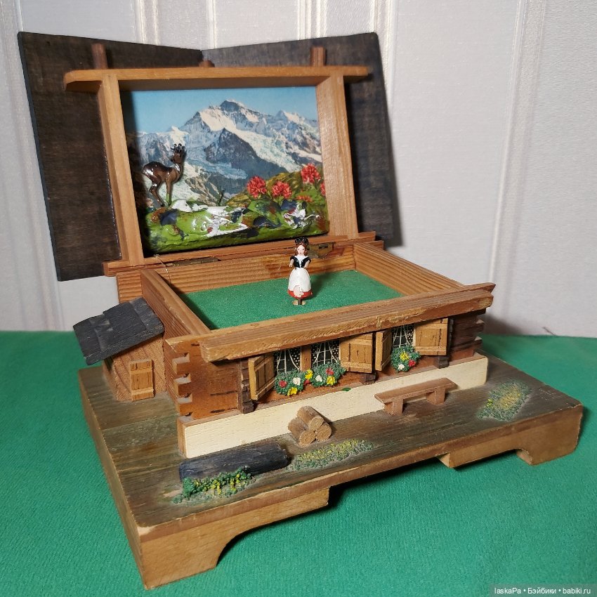 Музыкальная шкатулка - швейцарское шале (фото 3)
