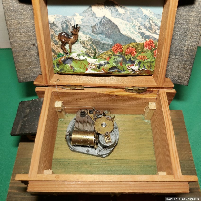 Музыкальная шкатулка - швейцарское шале (фото 4)