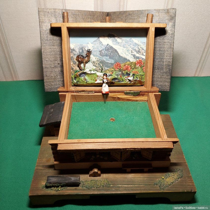 Музыкальная шкатулка - швейцарское шале (фото 5)