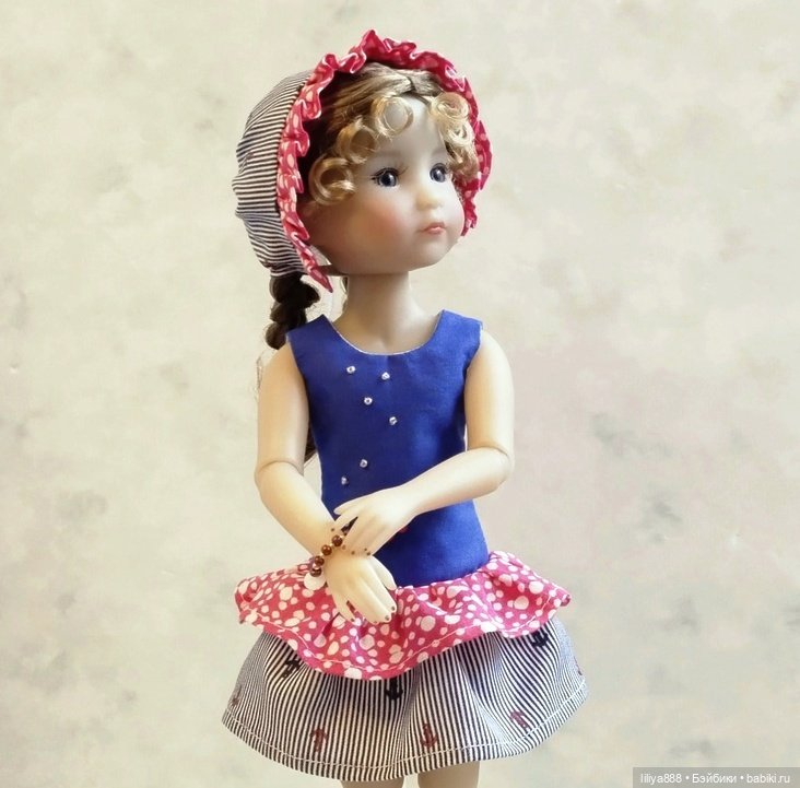 Комплект на Руби Ред (Ruby Red) морской тематики, 4 предмета (фото 2)