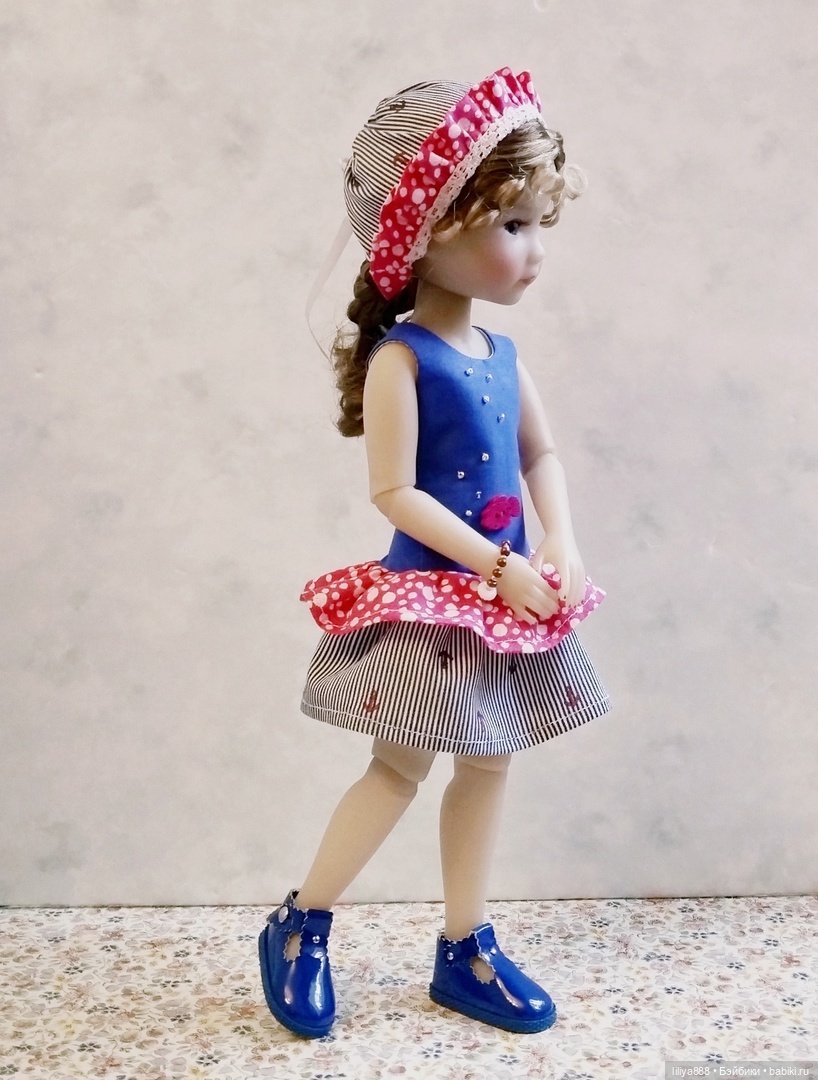 Комплект на Руби Ред (Ruby Red) морской тематики, 4 предмета (фото 3)