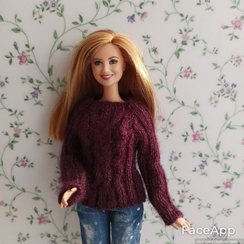 Вязаные кофточки для Барби (фото 7)