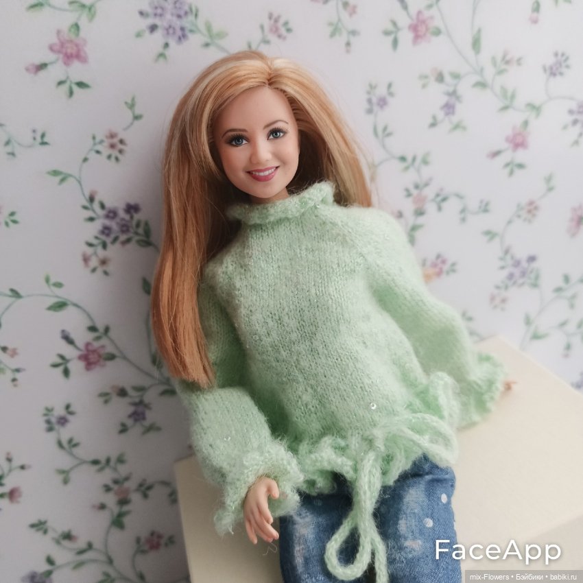 Вязаные кофточки для Барби (фото 5)