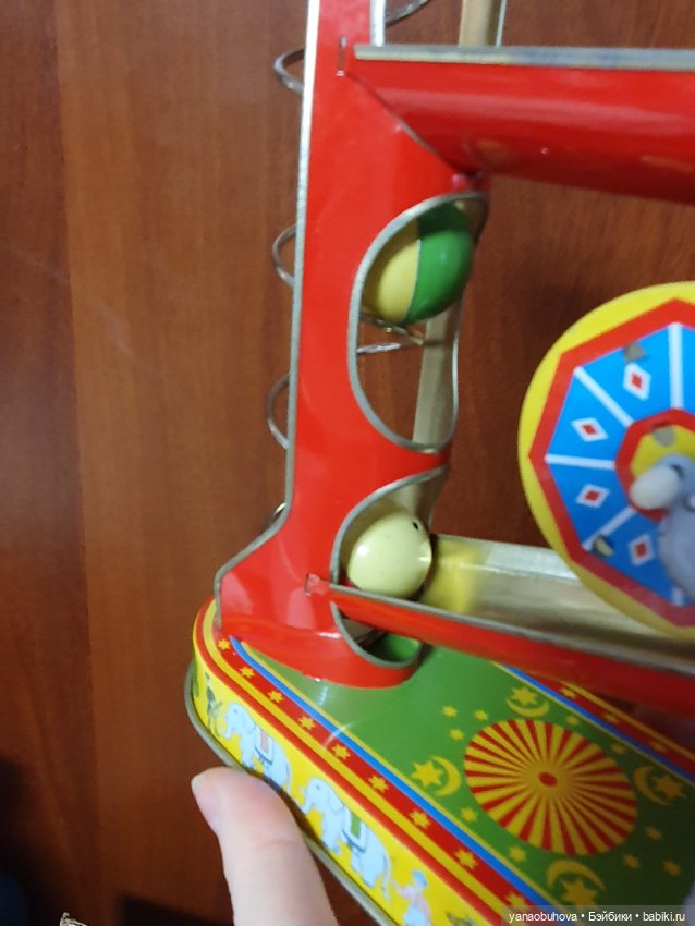 Винтажная заводная игрушка слон (фото 4)