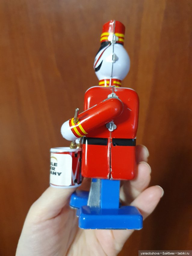 Заводная игрушка солдатик. Винтаж (фото 5)