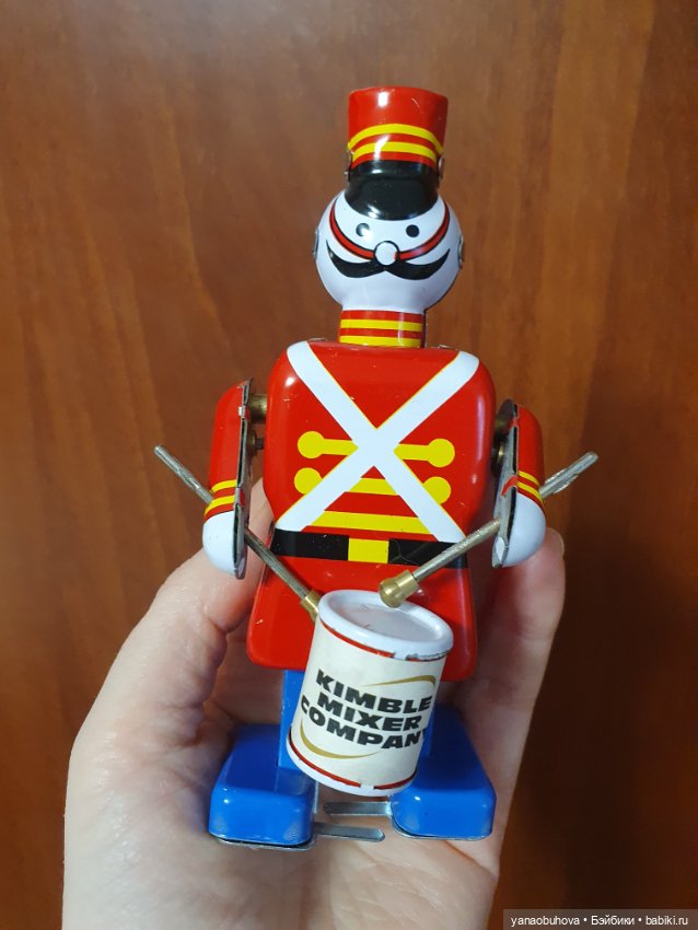 Заводная игрушка солдатик. Винтаж (фото 6)