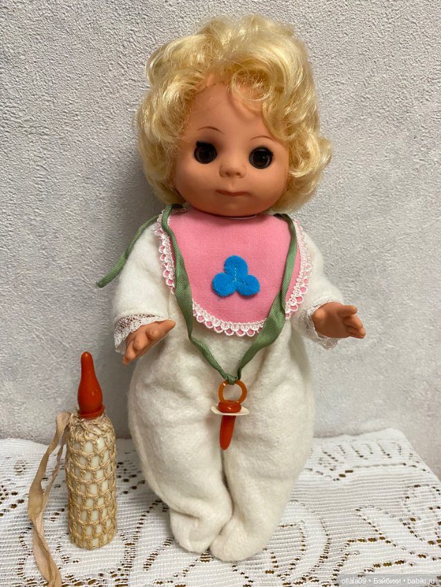 Кукла ГДР Пухлик с соской и бутылочкой