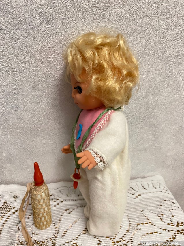 Кукла ГДР Пухлик с соской и бутылочкой (фото 4)