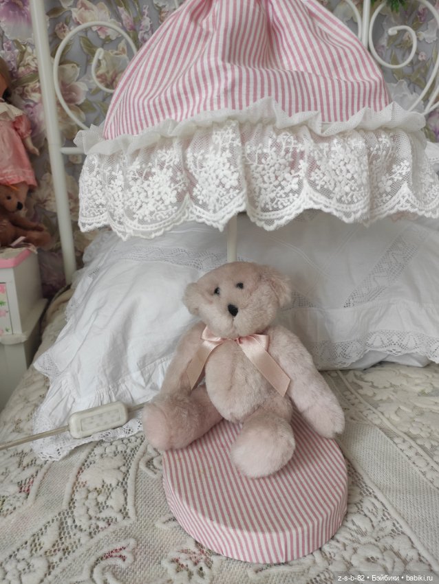 Винтажный мишка под лампой (фото 6)