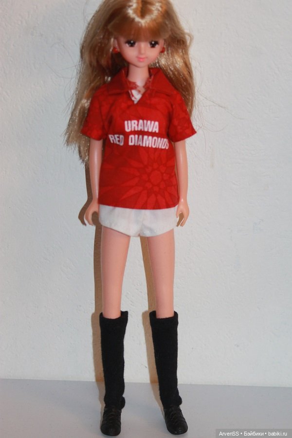 Винтажная Дженни в футбольной форме из серии J.League компании Такара (фото 3)