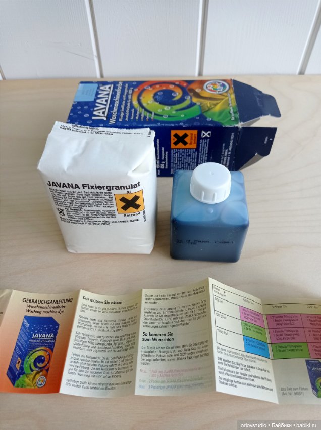 Краситель для ткани — Другие инструменты для кукол (фото 8)