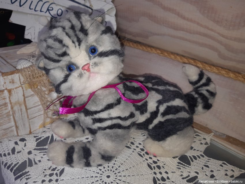 Котик — Авторские игрушки