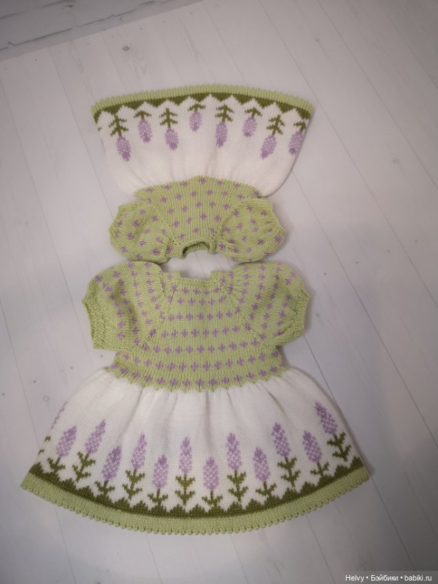 Платья с лавандой для Meadowdolls 46 см и 38 см (фото 2)