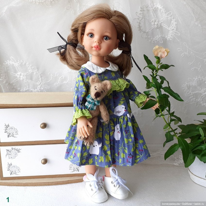 Нарядные платья для кукол Паола Рейна Paola Reina Платья кукольные (фото 5)