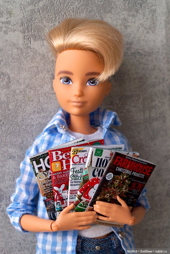 Набор Новогодних журналов №2 (на англ.) в масштабе 1:6 (фото 4)