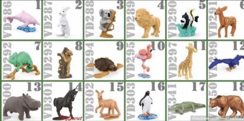 Киндер сюрприз Животные натунс Natoons (фото 6)