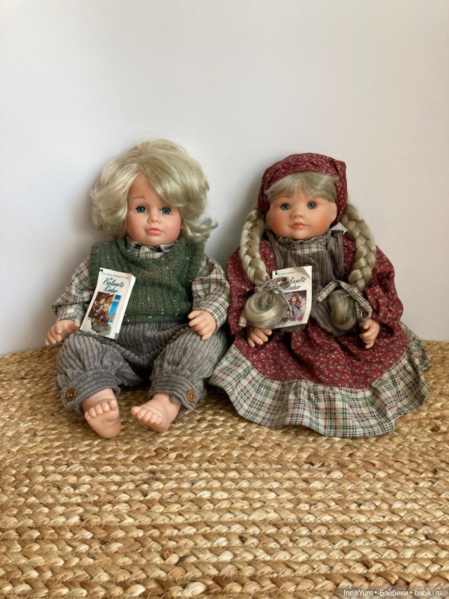 Пара коллекционных кукол из Германии