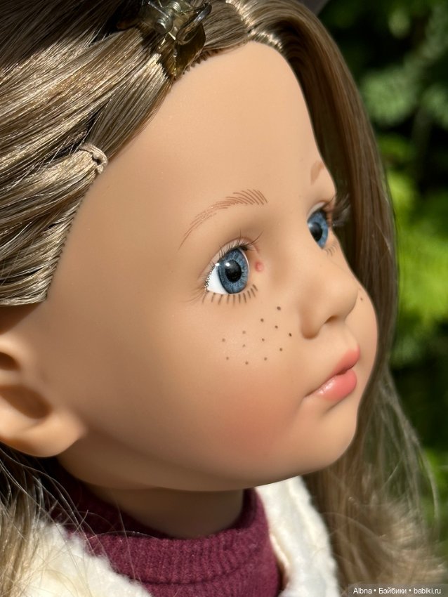 Элла Ella Готц Gotz с голубыми, стеклянными глазками на классике (фото 6)