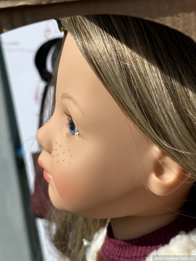 Элла Ella Готц Gotz с голубыми, стеклянными глазками на классике (фото 7)