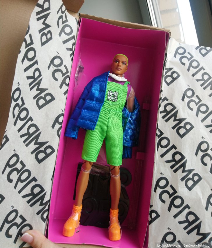 Кен BMR зеленый — Шарнирные куклы (не BJD) (фото 3)