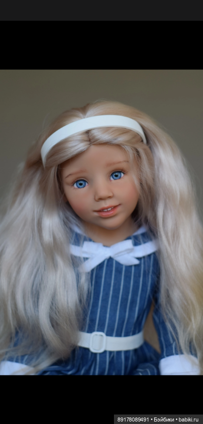 ООАК Gotz Анна снежный кролик (фото 4)