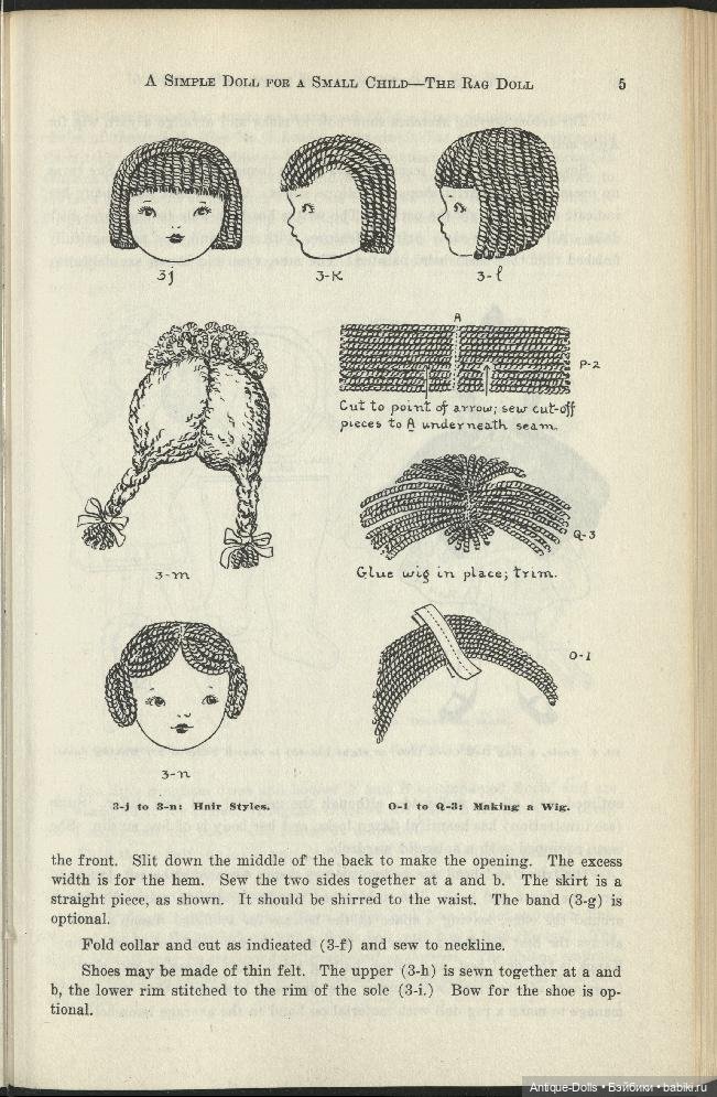 Книга об одежде для антикварных кукол - On Making Mending And Dressing Dolls (фото 3)