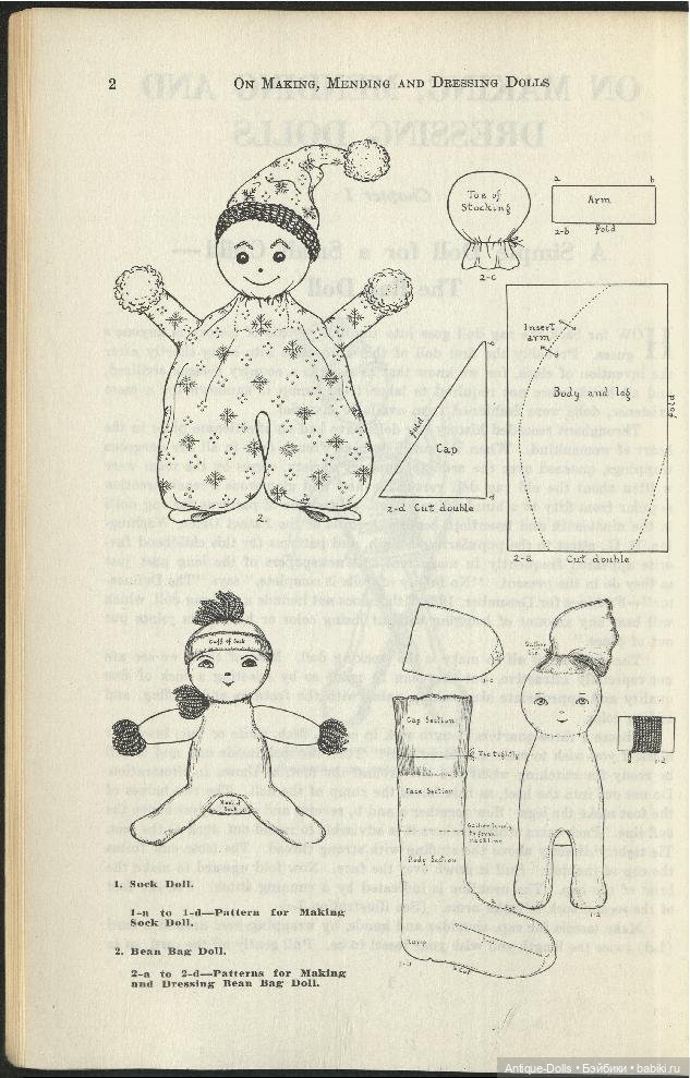 Книга об одежде для антикварных кукол - On Making Mending And Dressing Dolls (фото 2)