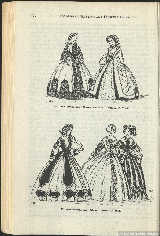 Книга об одежде для антикварных кукол - On Making Mending And Dressing Dolls (фото 9)