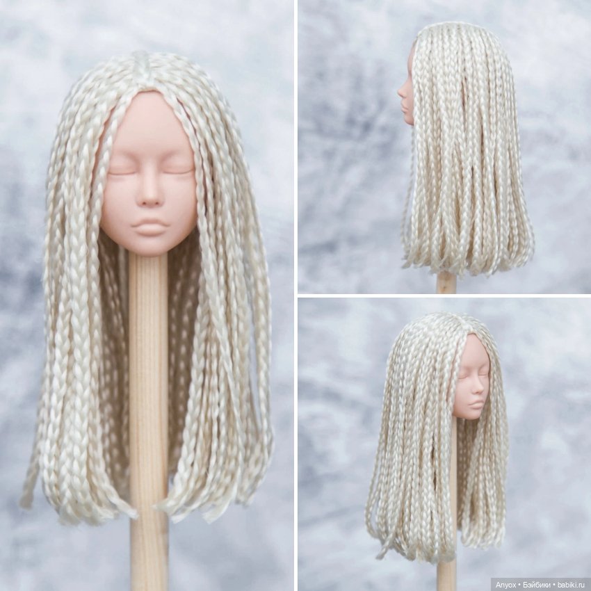 Парики для Фешн кукол на головы 4-5 (фото 5)