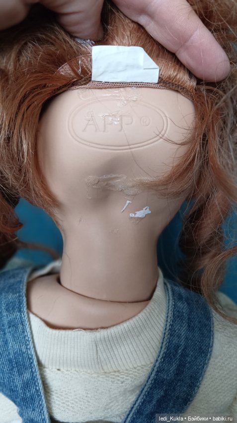 Фарфоровая большая кукла из Германии (фото 8)