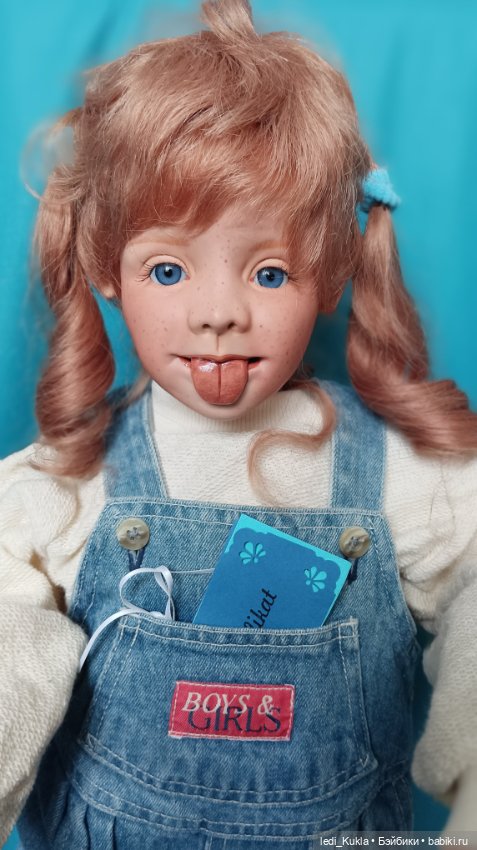 Фарфоровая большая кукла из Германии (фото 6)