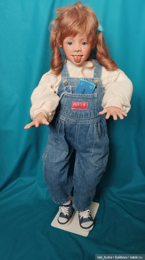 Фарфоровая большая кукла из Германии (фото 4)