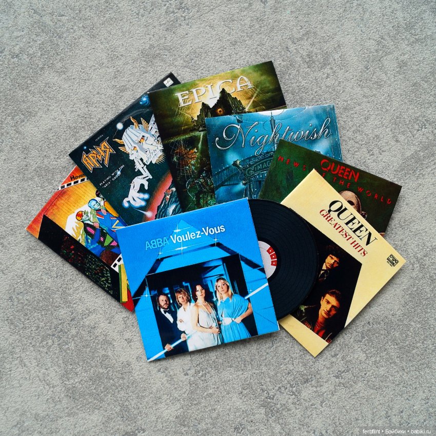 Кукольные пластинки в масштабе 1:6