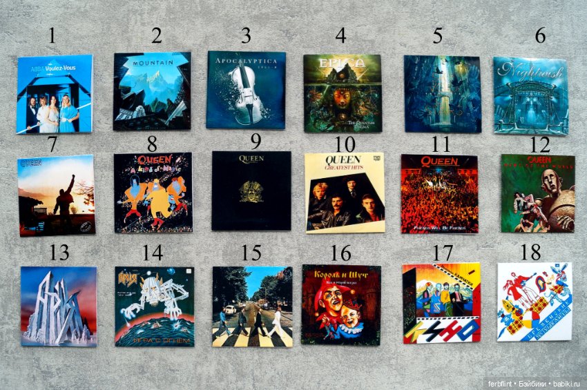 Кукольные пластинки в масштабе 1:6 (фото 2)