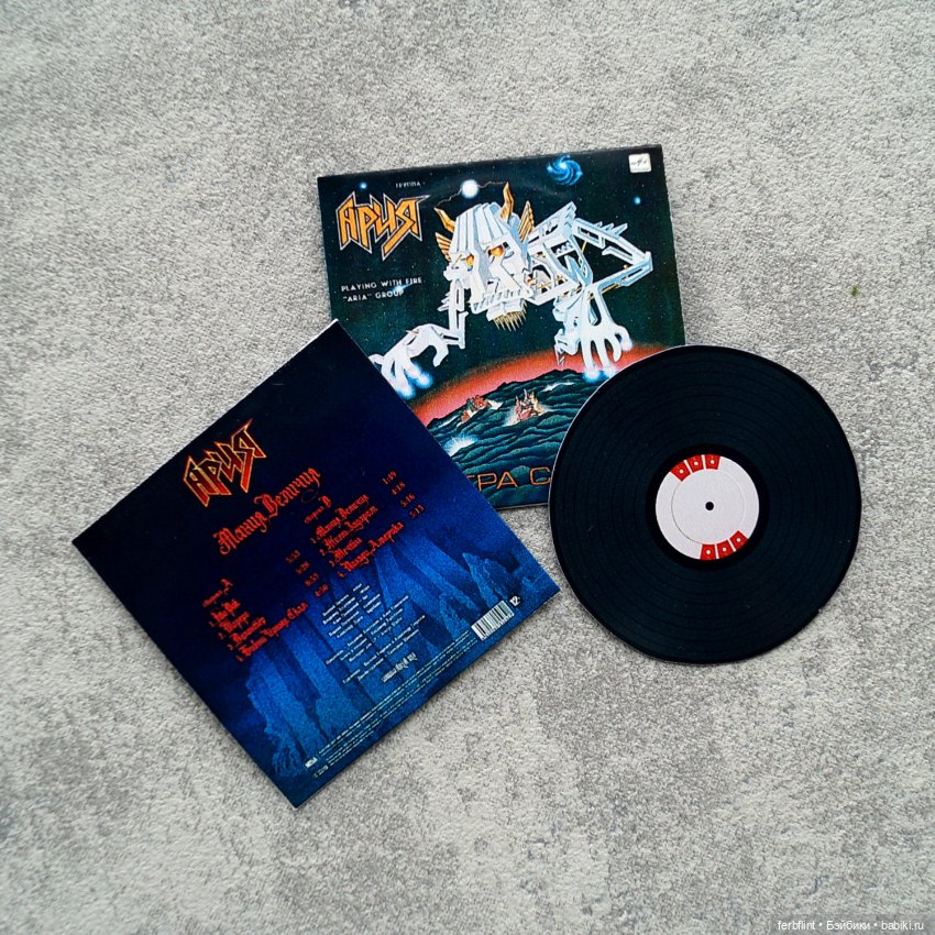 Кукольные пластинки в масштабе 1:6 (фото 5)