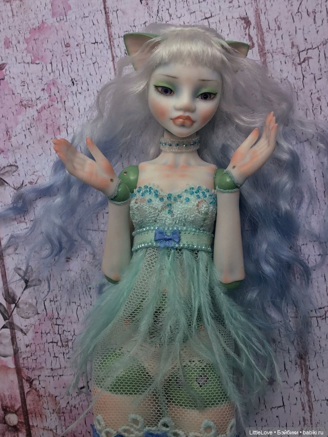 Кошачья мята, фарфоровая кукла (фото 7)