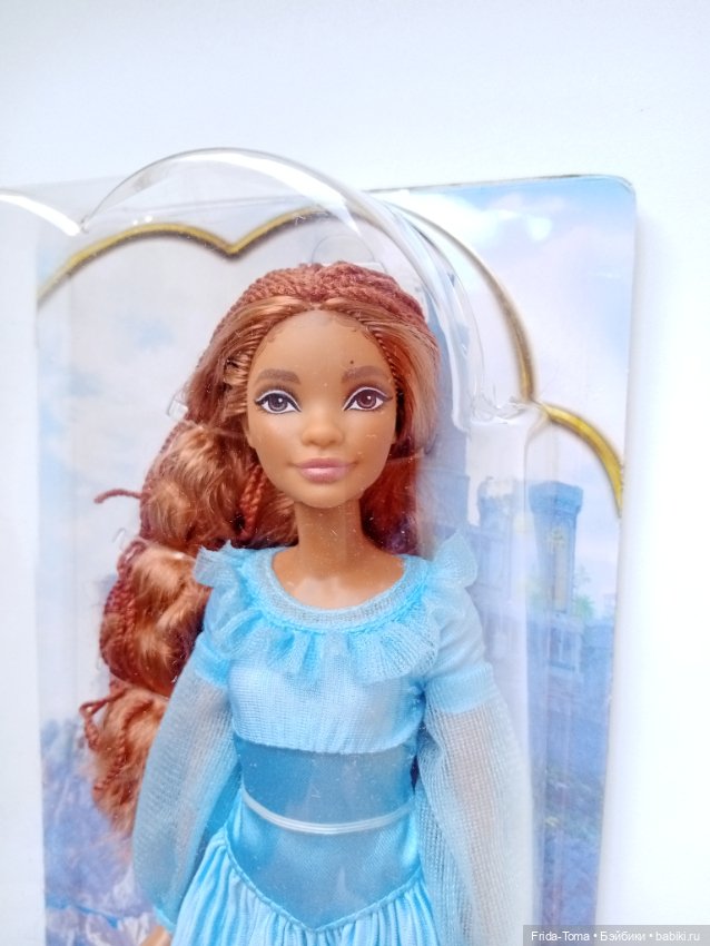 Русалочка Ариэль Дисней Disney the Little Mermaid Ariel Doll в голубом платье , на теле с ногами