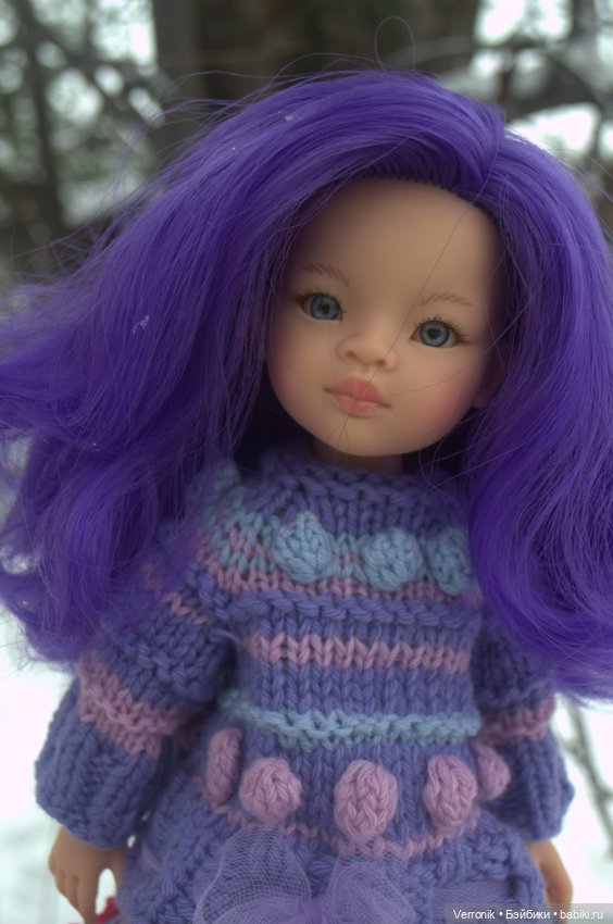 Комплект одежды для куклы Paola Reina "Фиалка" (фото 5)